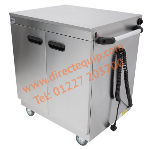 Parry Mobile Servery Hot Cupboard W865mm Cap: 40 Plated Meals 1888